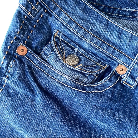 Seven7 Denim Mid-Rise Cropped Capri Jeans - Size 12 - Picture 7 of 12